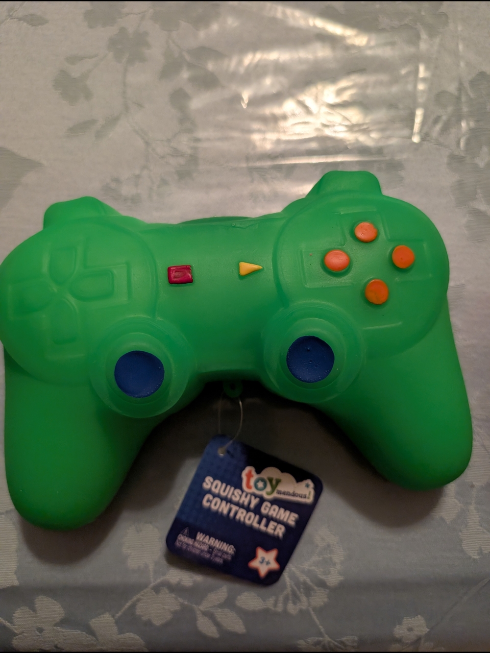 Green Squishy Game Controller Stress Toy -